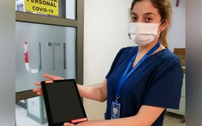 Vinculación con el Medio UFRO entrega tablets a unidades UCI-UTI del Hospital Regional Dr. Hernán Henríquez Aravena de Temuco