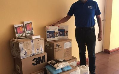 Universidad de Antofagasta recibió equipamiento donado por Minera Lomas Bayas para enfrentar las consecuencias de la pandemia