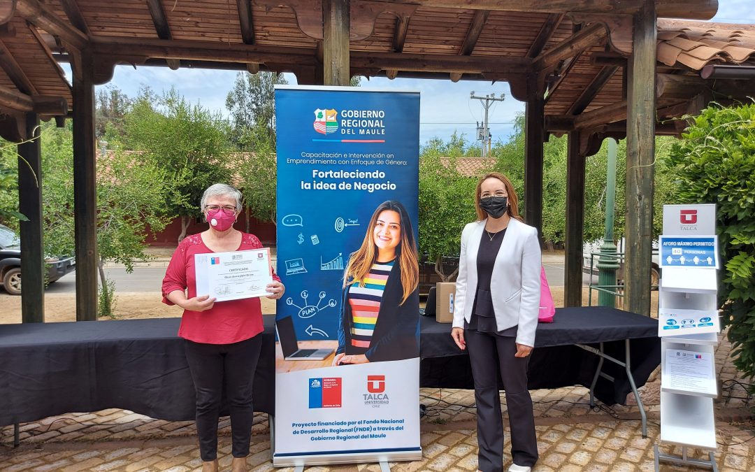 FEN UTalca y SernamEG finalizaron exitoso programa de emprendimiento con enfoque de género
