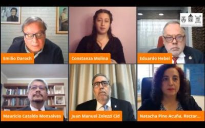 Rectores discuten en conversatorio virtual el rol de las universidades estatales en la nueva Constitución