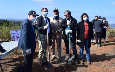 CRUV da inicio a reforestación de trece hectáreas en Quebrada Verde