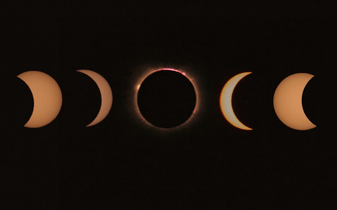 Con cámara doméstica y algoritmo, astrónomos de la UA lograron increíble secuencia del eclipse